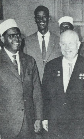 Abdirashid Shermarke and Soviet Premier Nikita Khrushchev